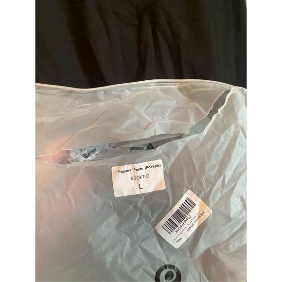 ESOFT Wide Leg Pants High-Waisted Yoga Work Dress Pants Pockets L NWOT - Picture 8 of 8